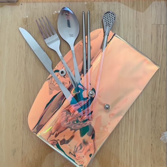 Stainless Steal Portable Cutlery Set - Picture 1 of 5